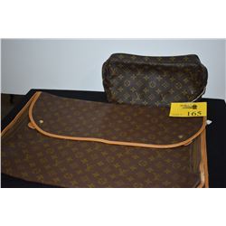 VINTAGE LOUIS VUITTON MEN'S SHAVING BAG & PORTFOLIO BAG (2 PCS)