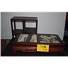 Image 1 : CHINESE HUALI (ROSEWOOD) SMALL KANG TABLE W/BLACK & WHITE MARBLE PLAQUE INSET, CA. 1ST HALF 20TH C.