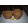 Image 1 : CHINESE TEAPOTS IN CUSTOM BASKETS (2 PCS)