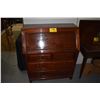 Image 1 : CHINESE ROSEWOOD DROP FRONT DESK W/4 DRAWERS