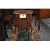 Image 1 : ROUND CARVED WOOD SIDE TABLE