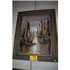 Image 1 : FRAMED ACRYLIC PAINTING, "SAIL BOATS"; SIGNED