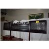 Image 1 : 8' ROSEWOOD RETICULATED HEAD BOARD