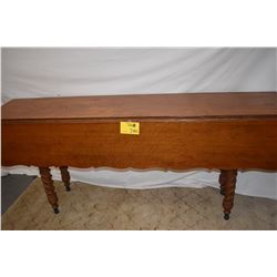 OAK ONE SIDED DROP LEAF SOFA GATELEG TABLE