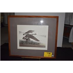 FRAMED PRINT, "COMING HOME NENE"; SIGNED DANIEL VAN ZYLE 13/15