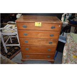 5 DRAWER DRESSER (APPROX 2' 9" X 3' 8")