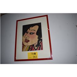 FRAMED JAPANESE WOODBLOCK PRINT