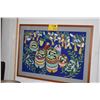 Image 1 : FRAMED CHINESE WATERCOLOR PAINTING