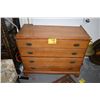 Image 1 : 4 DRAWER DRESSER (APPROX 2' 9" X 3' 5")