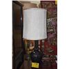 Image 1 : SOUTH EAST ASIA POTTERY BLACK GLAZED LAMP (STAND HAS SLIGHT DAMAGE)