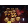 Image 1 : ASSORTED LACQUER CUPS, BOWLS & PLATES (45 PCS)