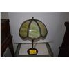 Image 1 : TIFFANY STYLE STAINED GLASS TABLE LAMP