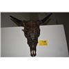 Image 1 : ORNATELY CARVED BUFFALO SKULL