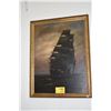 Image 1 : FRAMED OIL ON BOARD, SAILING SHIP; SIGNED T. BAILEY