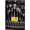 Image 1 : ASSORTED STERLING SILVER SERVING PIECES & DEMITASSE SPOONS (658.4 GRAMS)  (25 PCS)