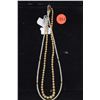 Image 1 : GRADUATED PEARL NECKLACE W/CHINESE CLASP & PEARL NECKLACE W/18K CLASP (2 PCS)