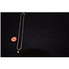 Image 1 : BLACK PEARL ON STERLING SILVER CHAIN