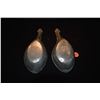 Image 3 : ENAMELED PORCELAIN SOUP SPOONS; MARKED DOWAGER CIXI (8.25") (2 PCS)