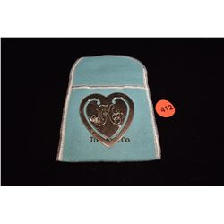 STERLING SILVER BOOKMARK, "TIFFANY" (8.19 GRAMS)