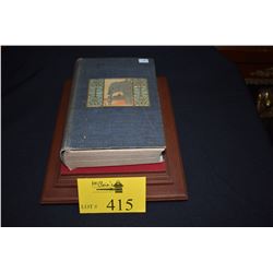 FIRST EDITION BOOK, "FOLLOWING THE EQUATOR" BY MARK TWAIN, CA. 1897 (DAMAGE TO SPINE/LOOSE PAGES)
