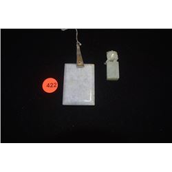 JADEITE PENDANT & JADEITE CHOP (2 PCS)