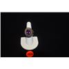 Image 1 : 14K & MIXED METAL AMETHYST & ROSECUT DIAMOND RING, "PASHA"