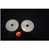 Image 1 : ANTIQUE NEPHRITE "PI" (2 PCS)