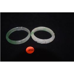 JADE BANGLE BRACELETS (2 PCS)