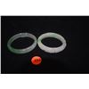 Image 1 : JADE BANGLE BRACELETS (2 PCS)