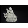 Image 3 : CHINESE MIXED LOT: ANTIQUE AND VINTAGE BOWLS, FIGURE, PORCELAIN W/STANDS (4 PCS)