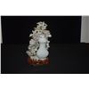 Image 2 : JADE CARVING W/CUSTOM STAND