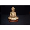 Image 8 : BUDDHA FIGURES, GONG & CARVINGS (7 PCS)