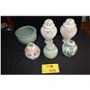 Image 1 : MIXED LOT: CHINESE GINGER JARS & CELADON CACHE POT (6 PCS)
