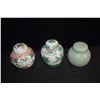 Image 3 : MIXED LOT: CHINESE GINGER JARS & CELADON CACHE POT (6 PCS)