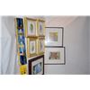 Image 1 : COLLECTION OF FRAMED PRINTS & TILE ART (8 PCS)