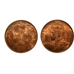 1913 Canada Large Cent-NGCMS65RB