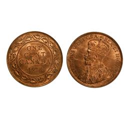 1914 Canada Large Cent-ACGMS65Red
