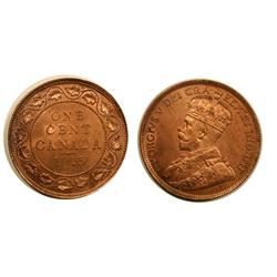 1915 Canada Large Cent-MS64Red