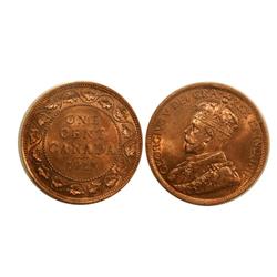 1915 Canada Large Cent-ICCSMS64Red