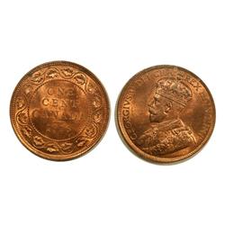 1916 Canada Large Cent-ICCSMS64Red