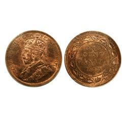 1917 Canada Large Cent-ICCS MS63RB