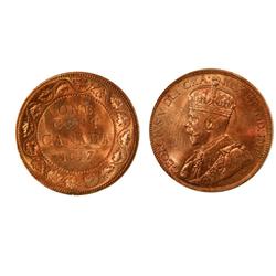 1917 Canada Large Cent-ACGMS65RB