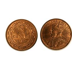 1918 Canada Large Cent-MS63RB