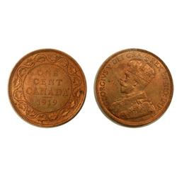 1919 Canada Large Cent-ICGMS66RB
