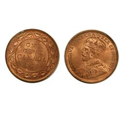 1920 Canada Large Cent-ICCSMS63Red