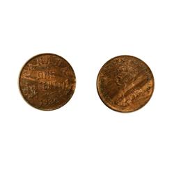 1920 Canada Small Cent-ICCSMS63RB