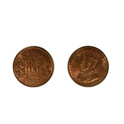 1922 Canada Small Cent-MS62RB