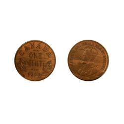 1922 Canada Small Cent-Fine