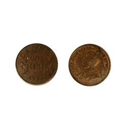 1924 Canada Small Cent-ICCSAU50