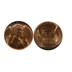 1917 USA One Cent-ANACSMS65Red
